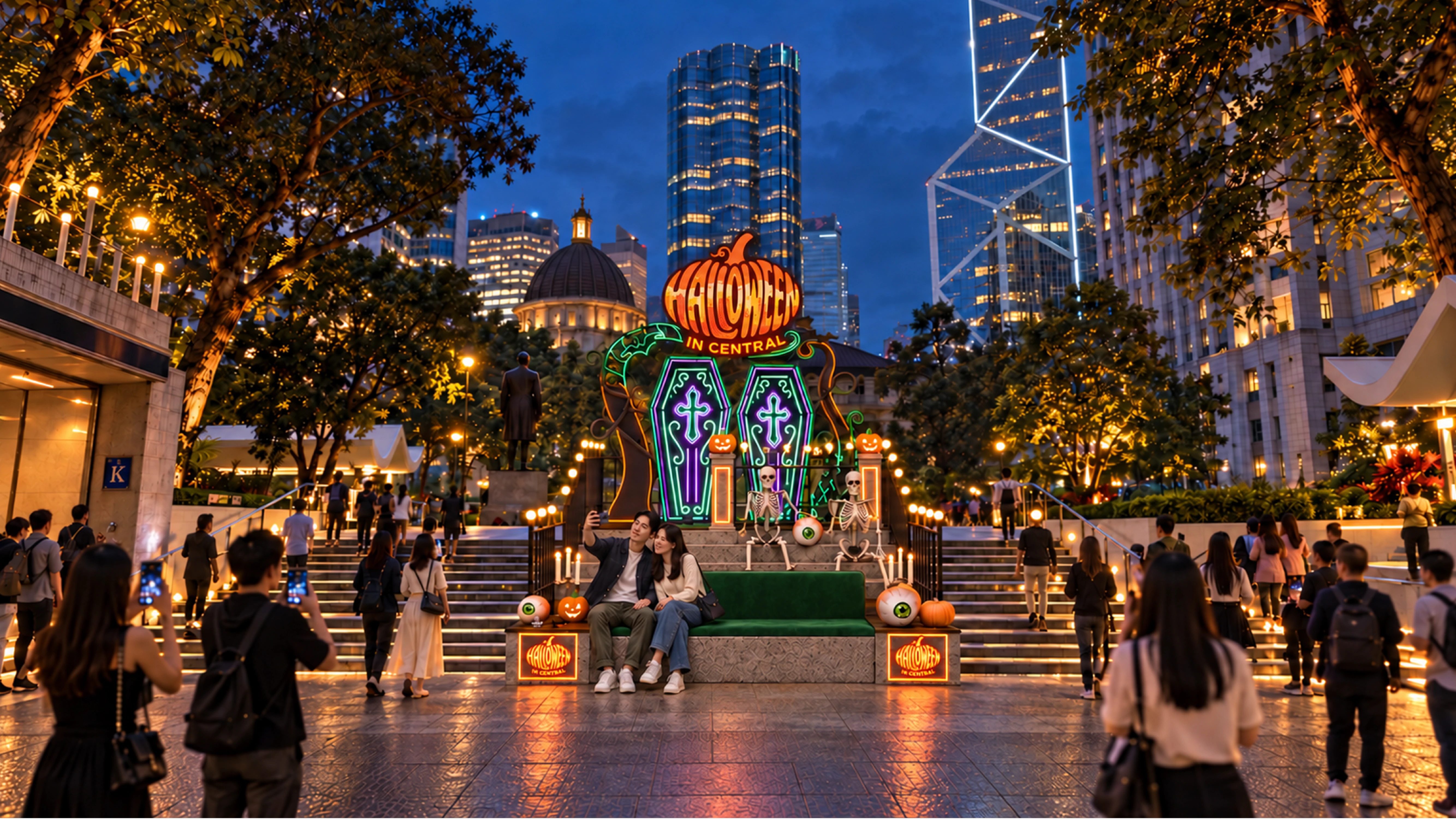 Halloween in Central — scene 2